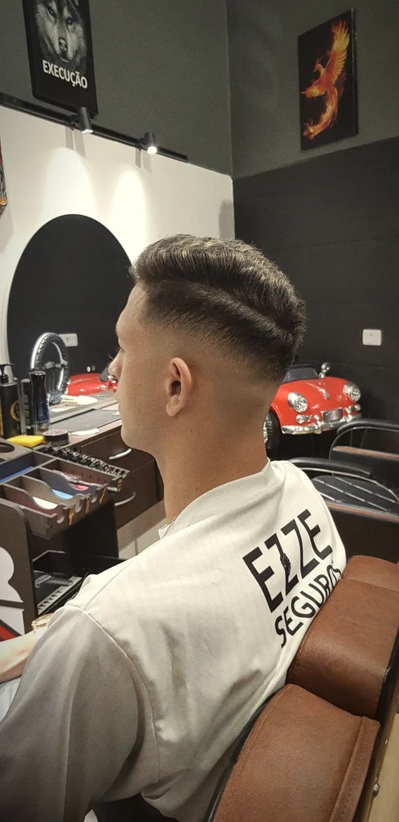 Corte feito por Raul
